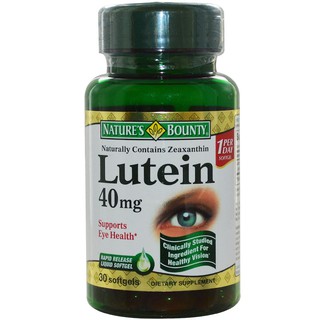 Natures Bounty, Lutein, 40 mg, 30 Rapid Release Softgels