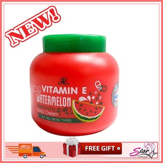 New AR Vitamin E Watermelon Moisturizing Body Cream 200 ml