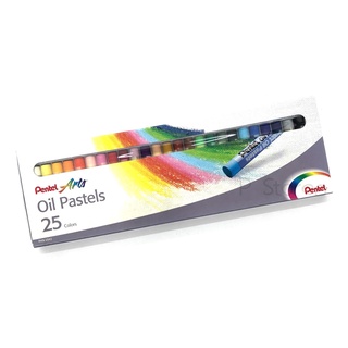 สีชอล์ค 25 สี เพนเทล Pentel Oil Pastels (1 กล่อง)