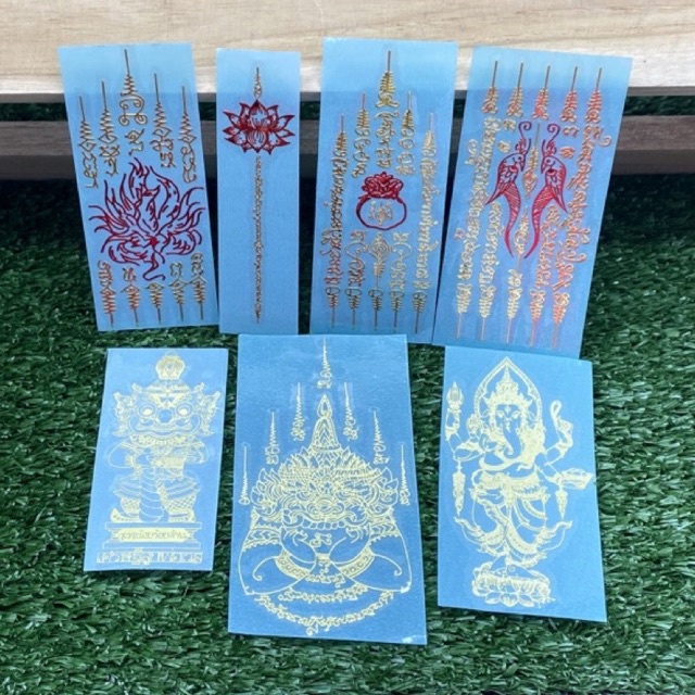 สติกเกอร์ นางพญาจิ้งจอก ยันต์ติดโทรศัพท์มือถือ เสริมฮวงจุ้ย