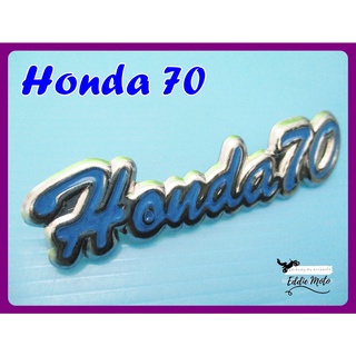 HONDA 70 WINDSHIELD EMBLEM "BLUE"  // โลโก้บังลม Honda 70 สีฟ้า สินค้าคุณภาพดี