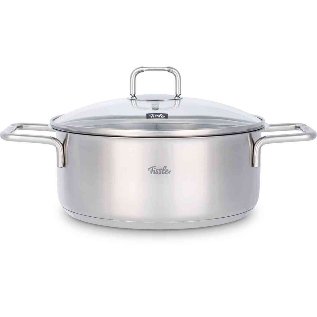 Fissler (เยอรมนี) หม้อสแตนเลส รุ่น Hamburg ขนาด 20cm 2.4 ลิตร ฝาแก้ว