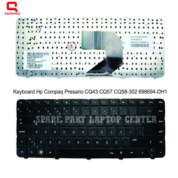 HP COMPAQ PRESARIO CQ43 CQ57 CQ58 PAVILION G4 G4-1000 G6 G6-1000 G43 ARE15E00010 คีย์บอร์ด 633183-00