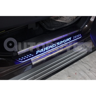 ชายบันได กันรอยประตู PAJERO SPORT /Trailblazer/D-MAX 2015-ปัจจุบัน มีไฟ งานFITT แท้