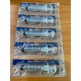 แบบ 5ชิ้น / 10ชิ้น ไซริ้งพลาสติกไม่ติดเข็ม Syring Plastic ยี่ห้อ Nipro มีขนาด 1cc 5cc 10cc ป้อนอาหารสัตว์