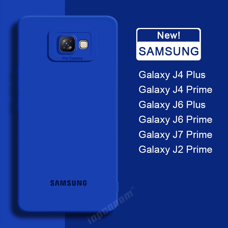 เคสซิลิโคนนิ่ม ป้องกันกล้อง สําหรับ Samsung Galaxy J4 Plus J6 J7 J2 Prime