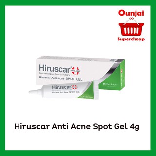 Hiruscar Anti Acne SPOT GEL 📣📣รักษาสิว 4 กรัม