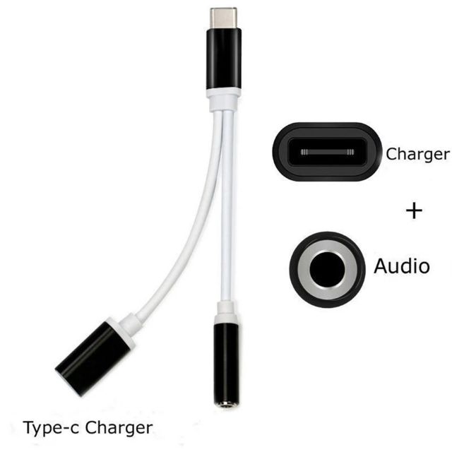 2 in one usc type c to usb type c และ แปลง 3.5 mm ฟังเพลง พร้อมชาร์จ ใช้งาน otg ต่อ port usb type c 