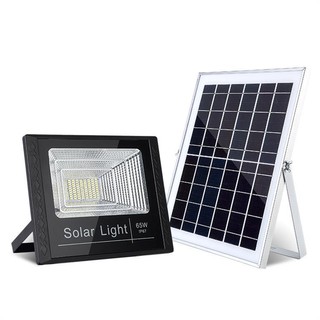 ไฟสปอตไลท์ Solar Flood light ไฟโซล่า แสงขาว ไฟโซล่าเซลล์ ไฟสปอร์ตไลท์ 10W 200W 300W 400W โคมไฟติดผนัง โคมไฟถน พร้อมรีโมท