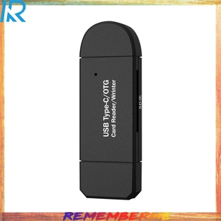 อะแดปเตอร์การ์ดรีดเดอร์ Rem - Usb 3 . 0 Otg Micro Tf Sd Card Reader ความเร็วสูง