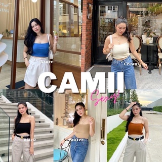 cami top เสื้อสายเดี่ยว สายเดี่ยวสปาเก็ตตี้ มีหลายสีให้เลือก