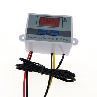 เทอร์โมสวิตช์ควบคุมอุณหภูมิดิจิทัล 110-220V 12V 24V 10A XH-W3001