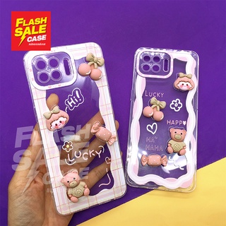 Realme C21Y เคสมือถือนิ่มใสกันกล้อง ซิลิโคน TPU ติดการ์ตูนน่ารัก