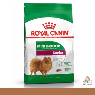 Royal Canin Mini Indoor Senior สำหรับสุนัขสูงวัย พันธุ์เล็ก เลี้ยงในบ้าน อายุ 8 ปีขึ้นไป