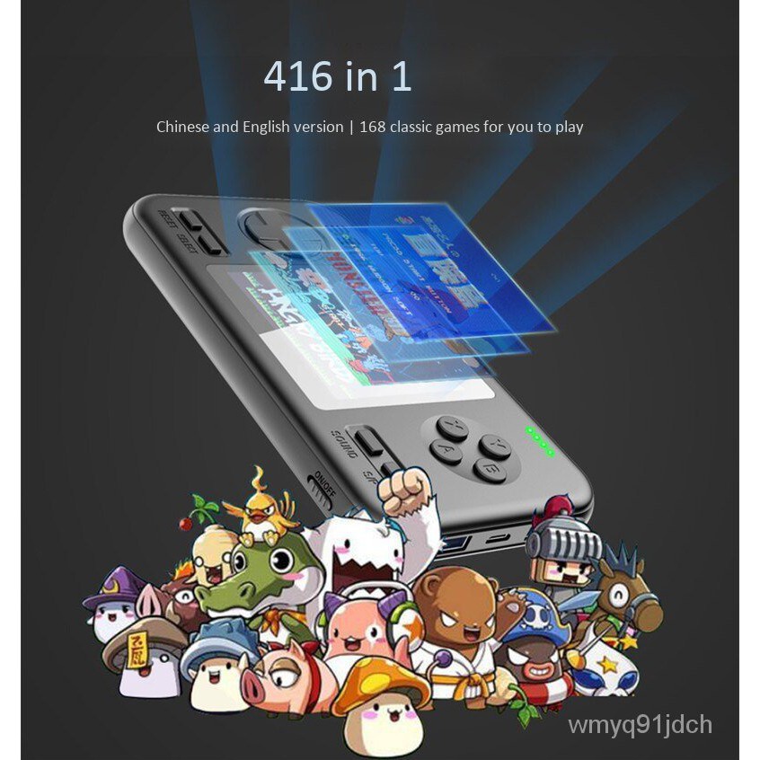 9nCq Handheld game console 2.6 inch color screen built-in 416 games ...