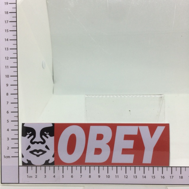 F56 Obey สติ๊กเกอร์สี่เหลี่ยม