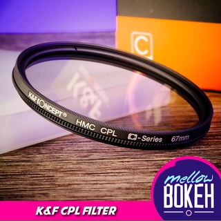 ราคาฟิลเตอร์ CPL Circular Polarizer Filter (Multi Coated) K&F Concept Filter