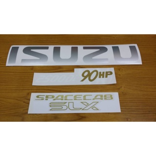 สติ๊กเกอร์ดั้งเดิมรถ ISUZU 2500Di 90HP SPACECAB SLX