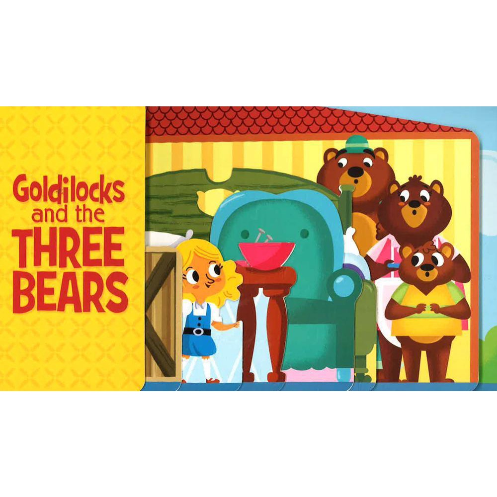 BBW หนังสือ Goldilocks And The Three Bears Layered Tabs ISBN: 9781640382091