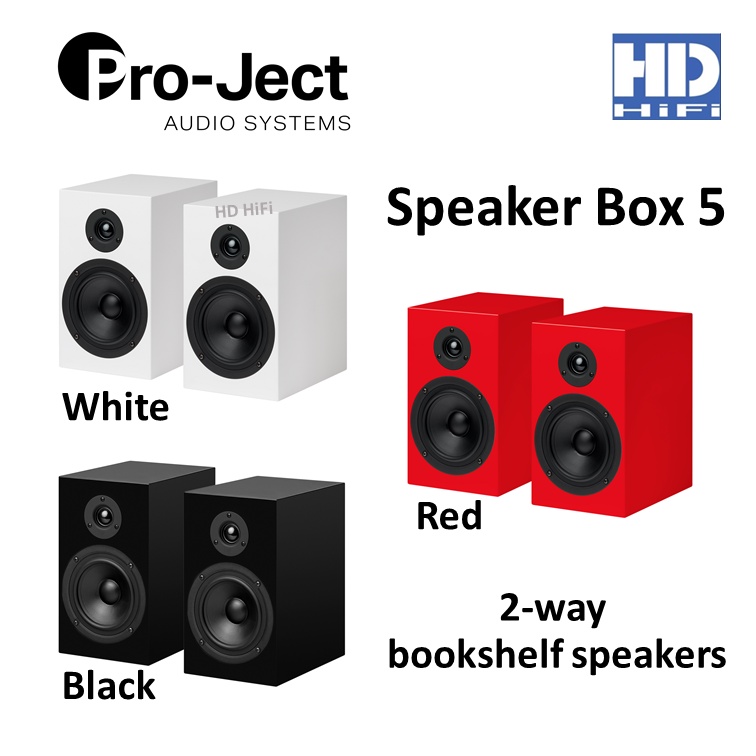ProJect Speaker Box 5 bookshelf speakers 2-way