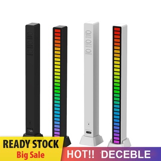 โคมไฟ LED RGB ควบคุมด้วยเสียงเพลง ตามจังหวะ มีไฟ USB