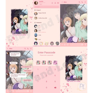 MIERUKO-CHAN มิเอรุโกะจัง ใครว่าหนูเห็นผี Sticker Theme Line สติกเกอร์ไลน์ ธีมไลน์