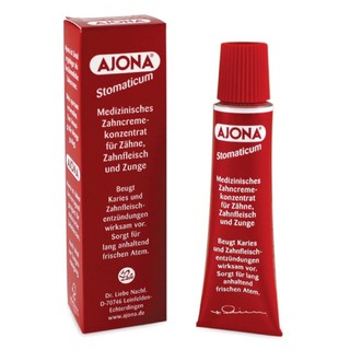 [ ของแท้ 100% ] AJONA ยาสีฟันแพทย์แนะนำ จากเยอรมัน เข้มข้นมาก AJONA Stomaticum 25 ml ขนาดปกติ