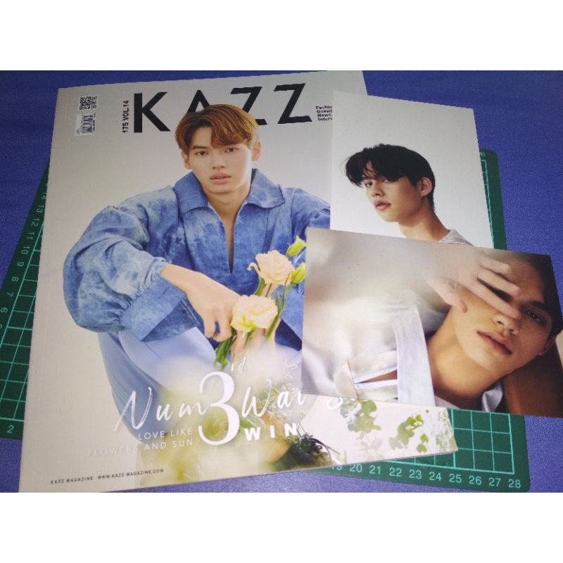 นิตยสาร KAZZ Num Wai Sai Win Metawin Cover