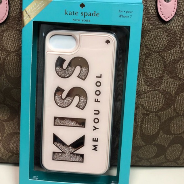 เคสกันกระแทก ยี่ห้อ Kate Spade ♠️ New York มือ2 Iphone 7,8 (ของแท้)