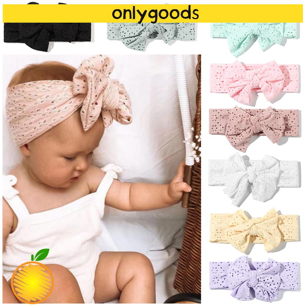 Super Stretchy Nylon Hairbands Gentle Hair Accessories for Newborn Infant Toddler Baby Girl Headbands and Bows 