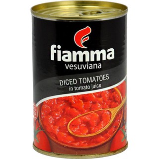 Fiamma Diced Tomato 400g  ไฟม่ามะเขือเทศหั่นเต๋า 400 กรัม