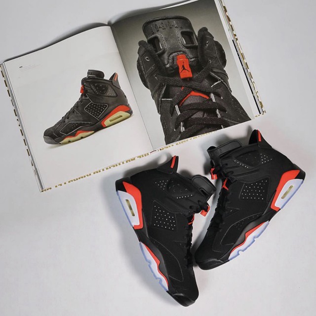 aj6 black red