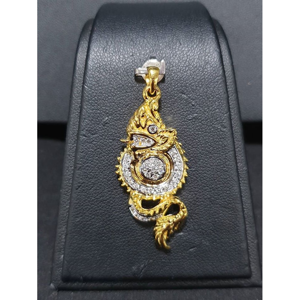 Nj Jewelry &amp; Diamond จี้พญานาค ประดับเพชร