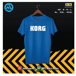 เสื้อยืด พิมพ์ลาย KORG คีย์บอร์ด คุณภาพดี สําหรับผู้ชาย และผู้หญิง