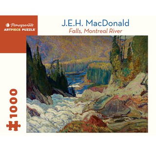 [จัดส่งฟรี] จิ๊กซอว์ Pomegranate ภาพ Falls, Montreal River จิตรกร J.E.H. MacDonald 1,000 ชิ้น