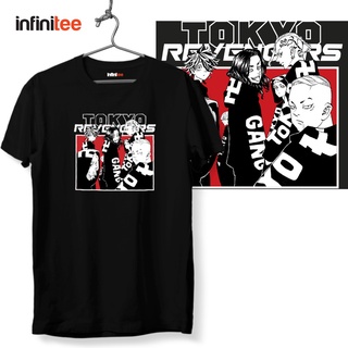 ไม่มีที่สิ้นสุด Tokyo Revengers Tokyo Manji Gang Anime Manga Shirt in Black  เสื้อยืด  สำหรับผู้ชาย Women Tees Tops