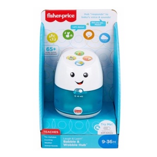 Fisher-Price Laugh &amp; Learn ฮับความสนุก มีไฟ มีเสียงดนตรี  Babble &amp; Wobble Hub ของเล่นเสริมพัฒนาการ ของแท้