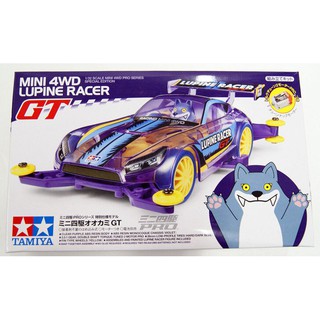 พลาสติก โมเดล ประกอบ TAMIYA MINI 4WD Lupine Racer GT (มอเตอร์ torque tune 2 pro) (MA CHASSIS)(95365)