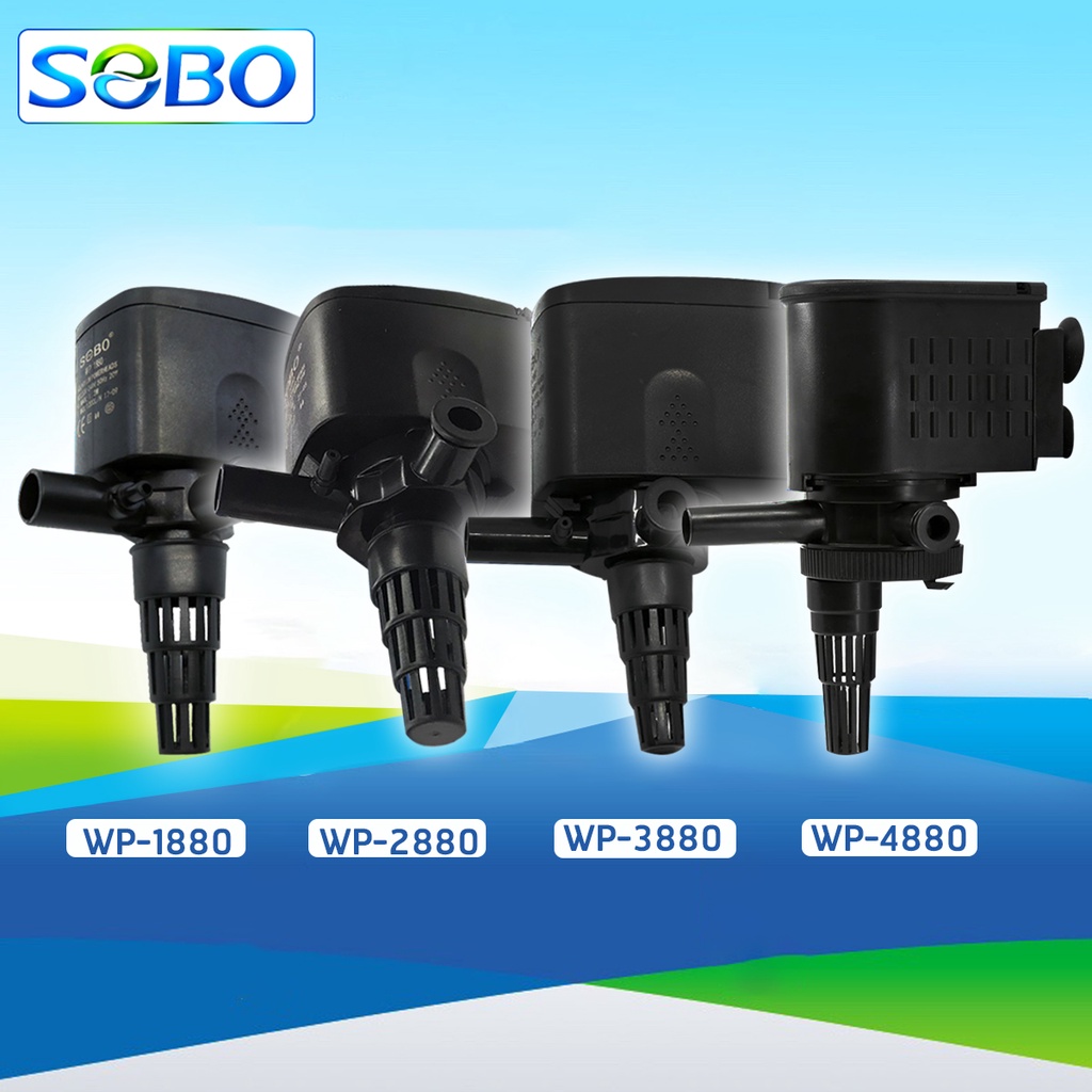 ปั๊มน้ำตู้ปลา SOBO  WP-1880, WP-2880, WP-3880, WP-4880