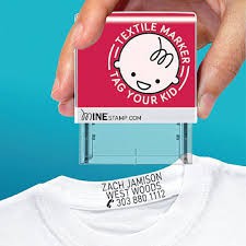 COLOP MINE STAMP TEXTILE MARKER / MINE STAMP FABRIC NAME CHOP / TEXTILE MARKER
