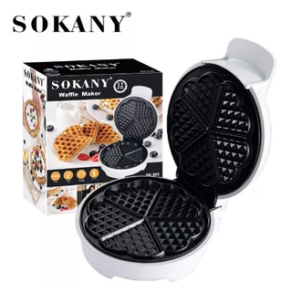 SOKANY 🔥NEW🔥เครื่องทำวาฟเฟิลรูปหัวใจ Heart-shaped waffle maker