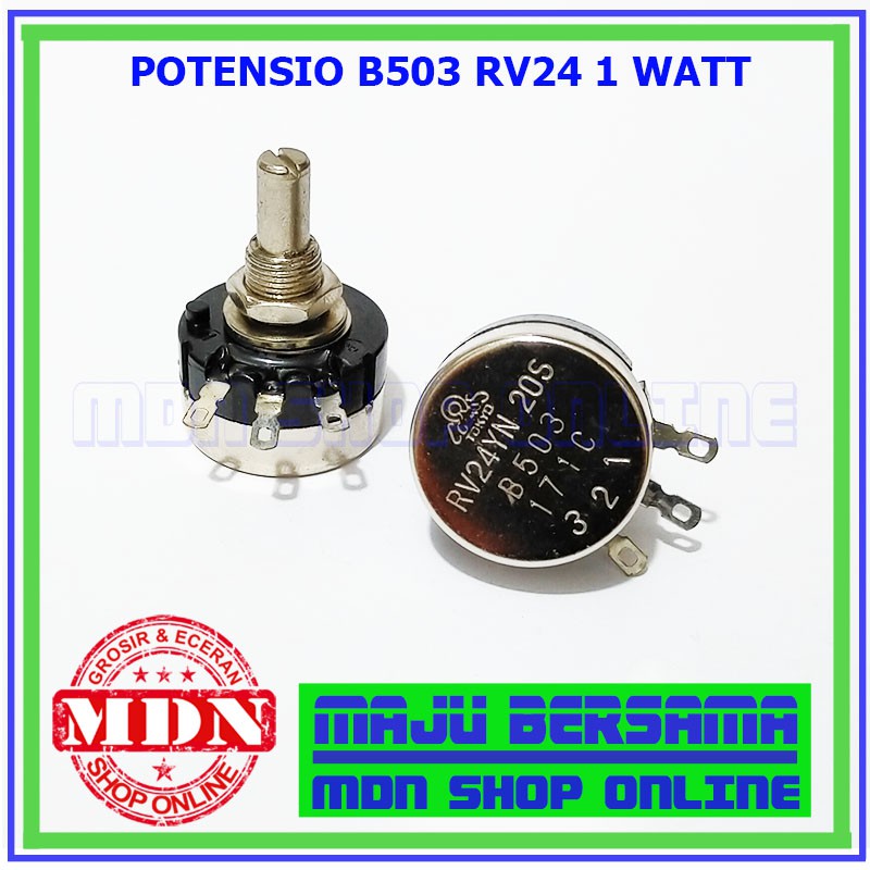 Cosmos B503 121C RV24YN 20S Potentiometer - 50K 1 วัตต์ potentiometer