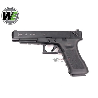 WE GLOCK35 GEN3 GBB แถมแก๊ส 1 กระป๋อง กระสุน 1,000 นัด เป้ากระดาษ ,ของเล่นบีบีกัน