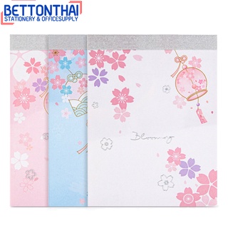 Deli 21752 Note Pads กระดาษโน๊ต ขนาด A7 (คละสี 1 เล่ม) แบบพกพา 100 แผ่น โพสท์อิท เครื่องเขียน อุปกรณ์เครื่องเขียน