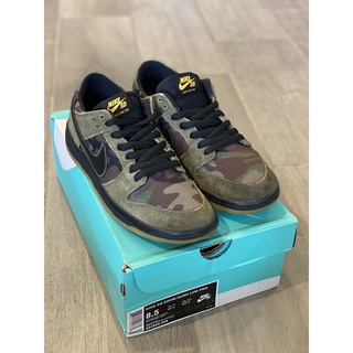 ✁【คลังสินค้าพร้อม】รองเท้าผ้าใบ Nike SB Zoom Dunk Low Pro Camo Olive Green 854866-209