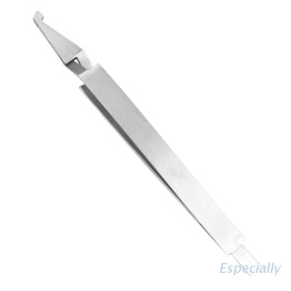 ESP Stainless Steel Dental Tweezer Plier Direct Bracket Holder Orthodontic Bonding Serrated Dentistry Instruments for Teeth Care