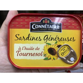 Connetable Sardines In Sunflower Oil 140g.