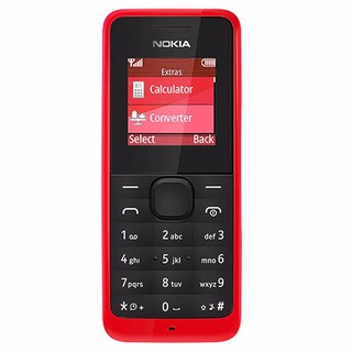โทรศัพท์มือถือโนเกีย  ปุ่มกด NOKIA 105 (สีแดง)  3G/4G รุ่นใหม่ 2020