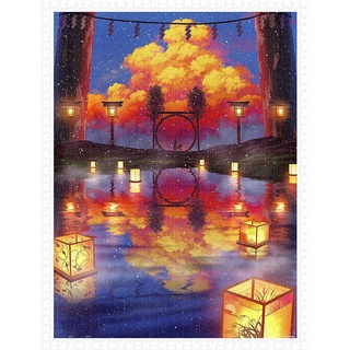 PINTOO: ペい - Floating Lantern Festival (1200 Pieces) [Plastic Jigsaw Puzzle]