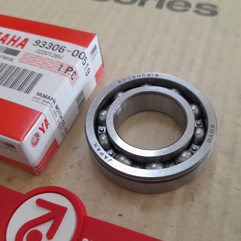 9330600519 ลูกปืนเพลาลูกเบี้ยว SR400 แท้ 6005 Bearing (1pc) Yamaha 93306-00518 93306-00519